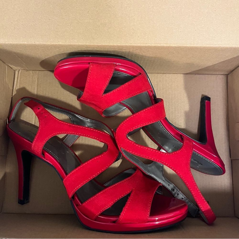 Red Worthington Heels